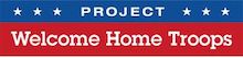Welcome Home Troops Logo